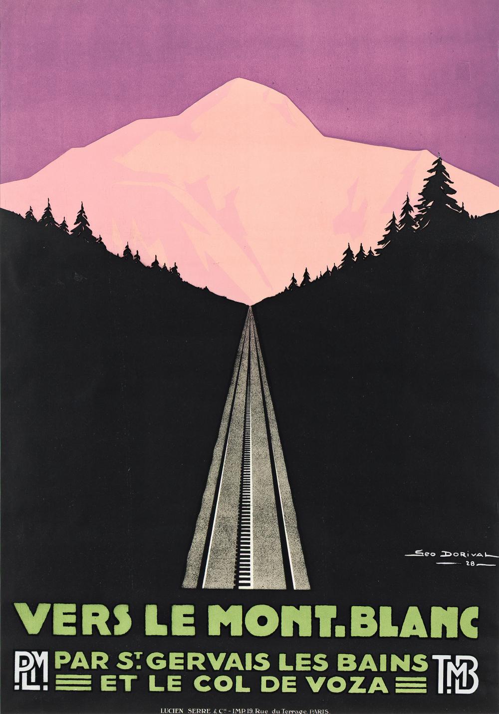 Georges Dorival comparable auction result: georges dorival vers le mont blanc 1928