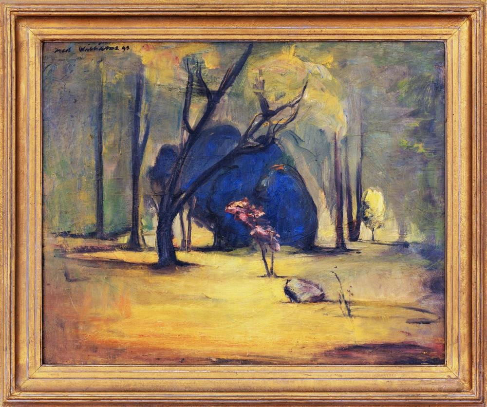 Frederick Knecht Detwiller comparable auction result: frederick fred ronald williams australia 1927 1982 the block deschamps hill lilydale 1948 oil on canvas 58 5 x 72 frame 73 5 x 87 5 cm
