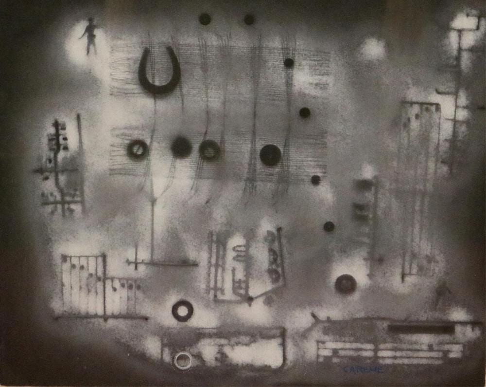 sylvia carewe american 1906 1981 new york city landscape at night sight 20 5 x 25 inches frame 23 5 x 28 inches · Sloans & Kenyon · 2026-02-12 Sylvia Carewe comparable auction result: sylvia carewe american 1906 1981 new york city landscape at night sight 20 5 x 25 inches frame 23 5 x 28 inches