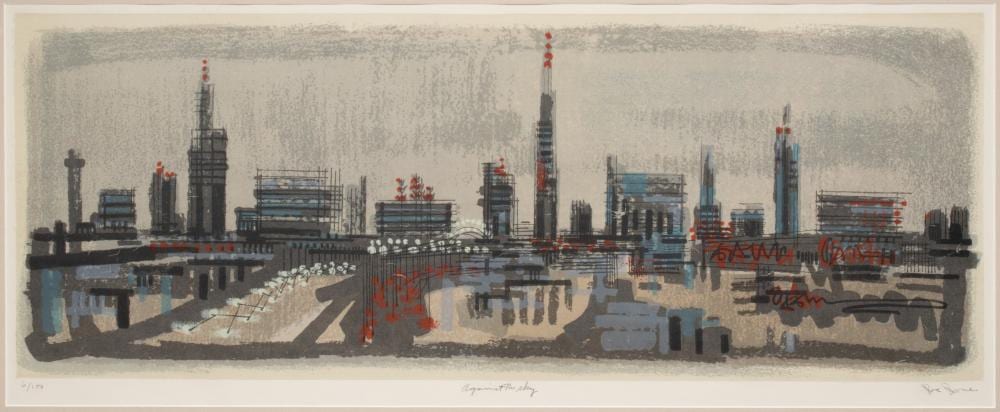 Joe Jones comparable auction result: joe jones 1909 1963 moffett collection serigraph
