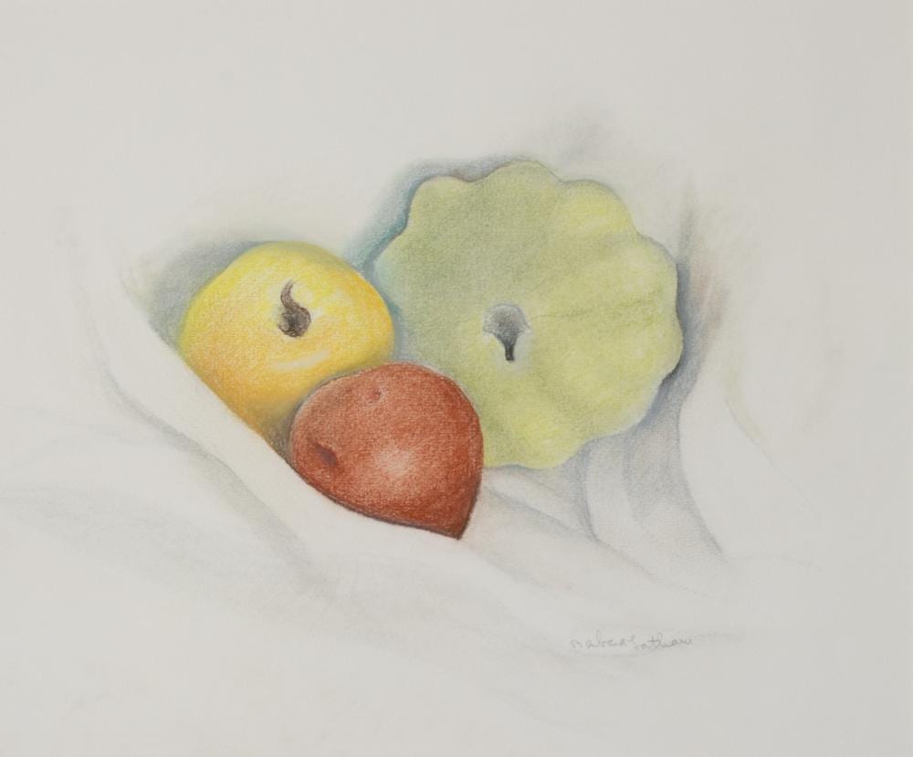 Barbara Latham comparable auction result: barbara latham 1896 1989 pastel on paper ex moffett