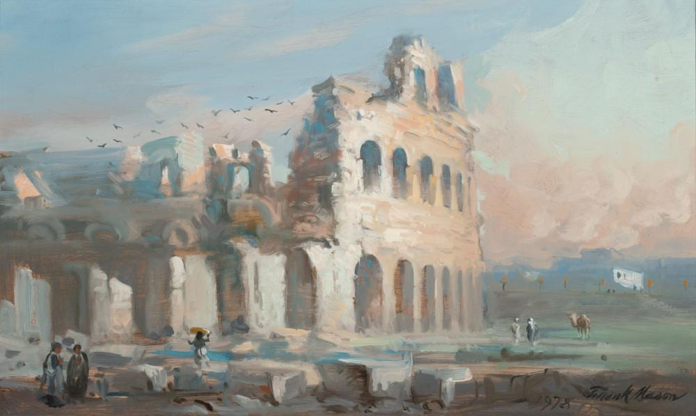 Frank H. Mason comparable auction result: frank mason 1921 2009 tunisian colosseum of el jem