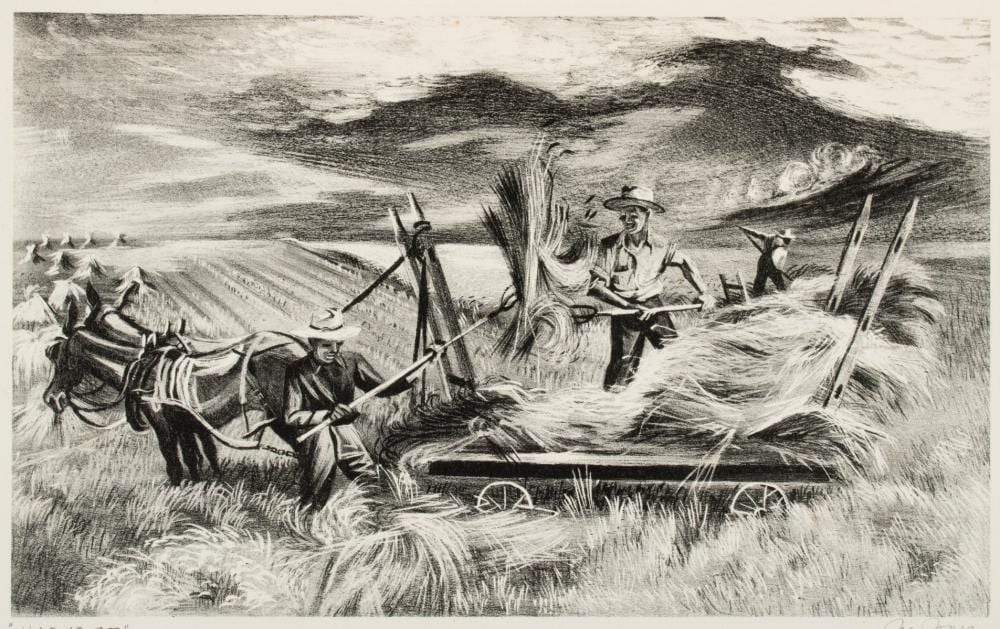 Joe Jones comparable auction result: joe jones 1909 1963 wpa era lithograph for the aaa