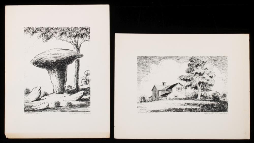 herschel logan 1901 1987 rare signed lithographs · Soulis Auctions · 2026-02-22 Herschel Logan comparable auction result: herschel logan 1901 1987 rare signed lithographs