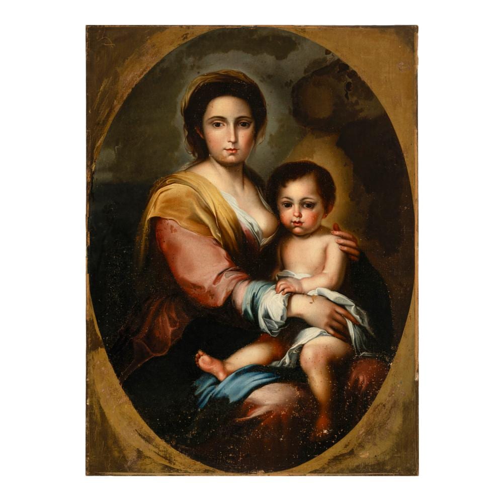 Bartolomé Esteban Murillo comparable auction result: bartolom esteban murillo siviglia 1618 cadice 1682 copia del xix secolo