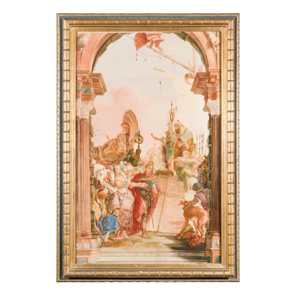 Alberto Prosdocimi comparable auction result: alberto prosdocimi venezia 1852 1925 da giambattista tiepolo