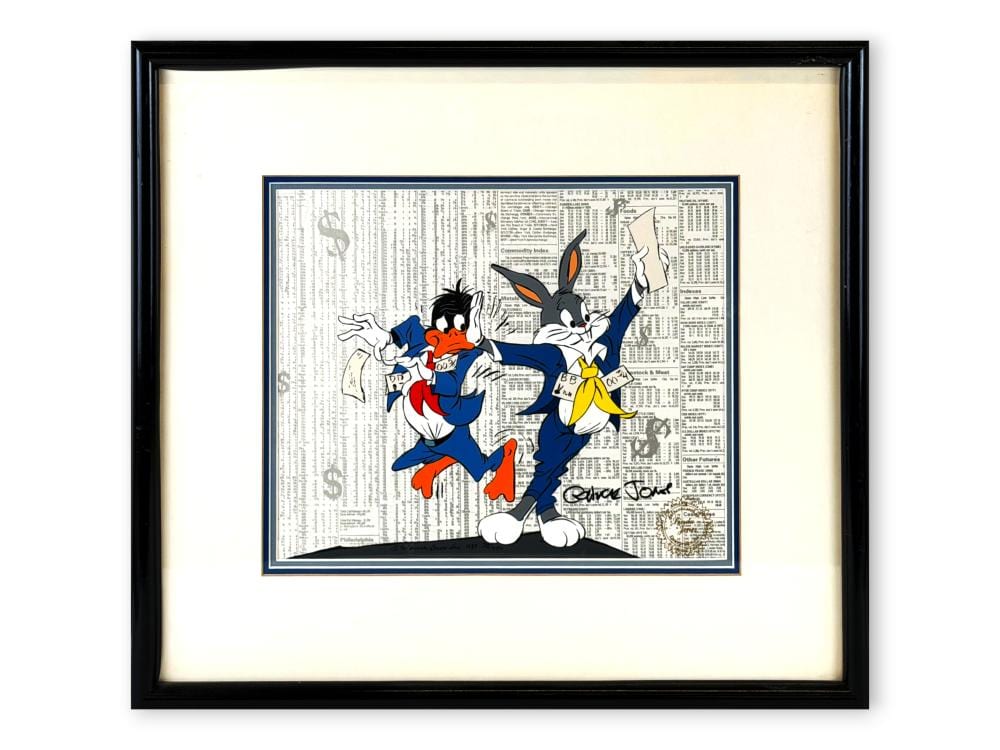 Chuck Jones comparable auction result: bugs bunny ltd edition cel signed by chuck jones