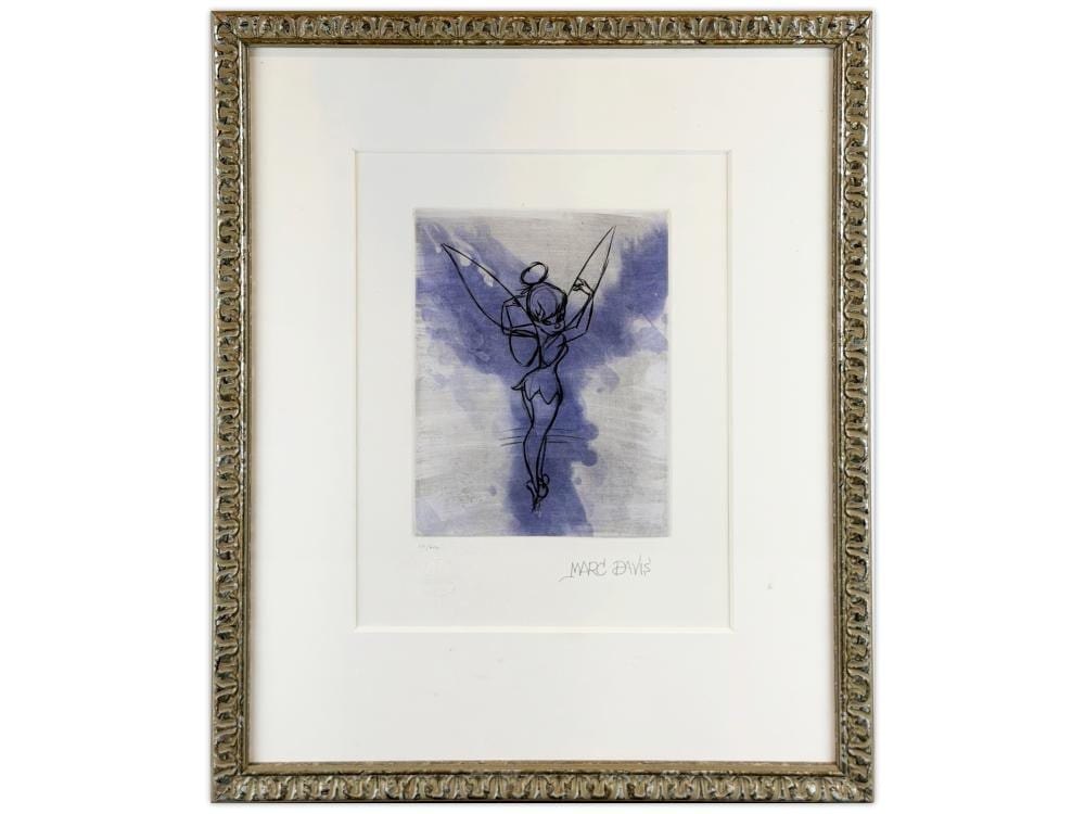 Marc Davis comparable auction result: marc davis signed tinker bell limited edition aquatint