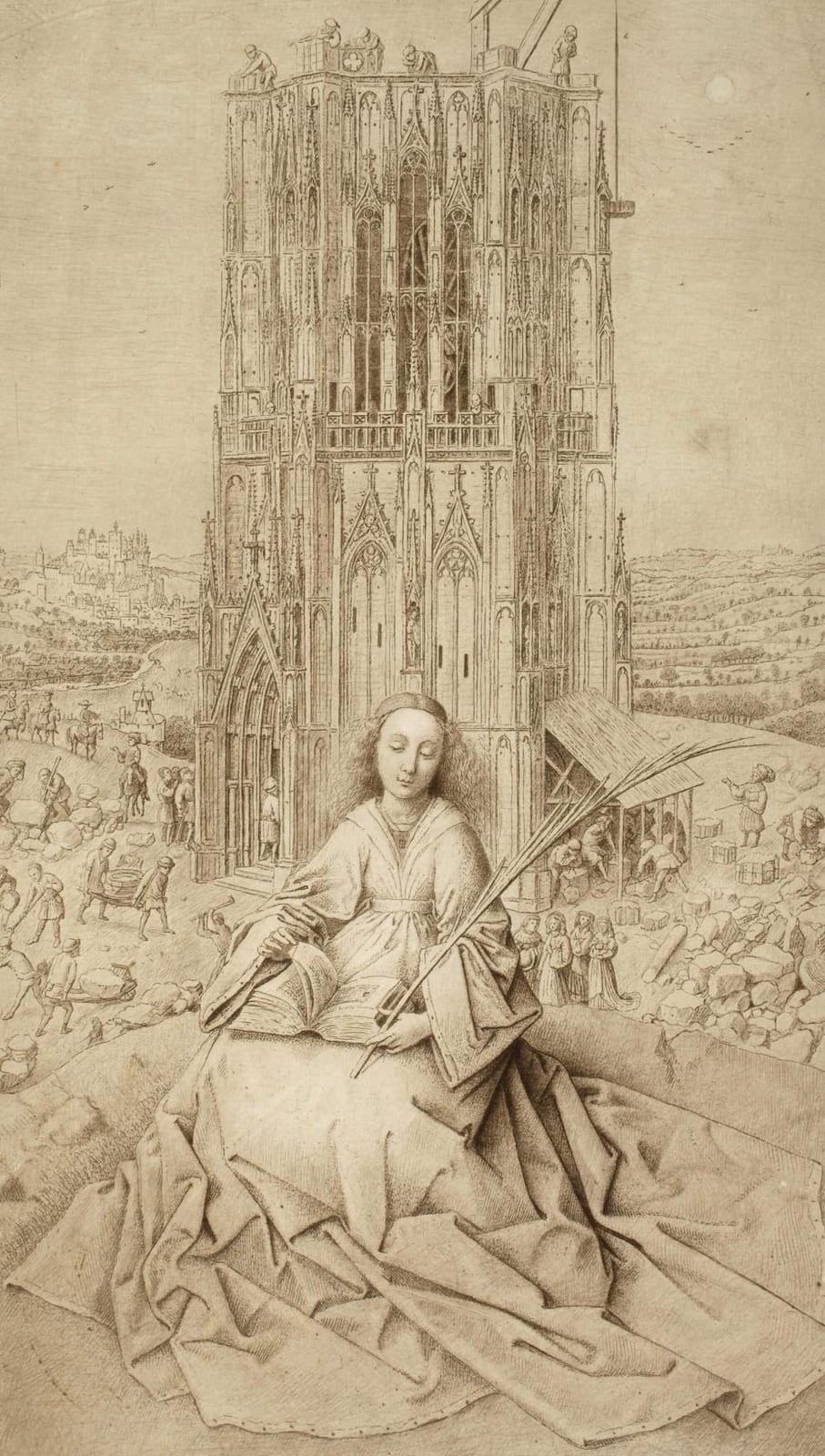 Cornelis van Noorde comparable auction result: cornelis van noorde st barbara nach jan van eyk