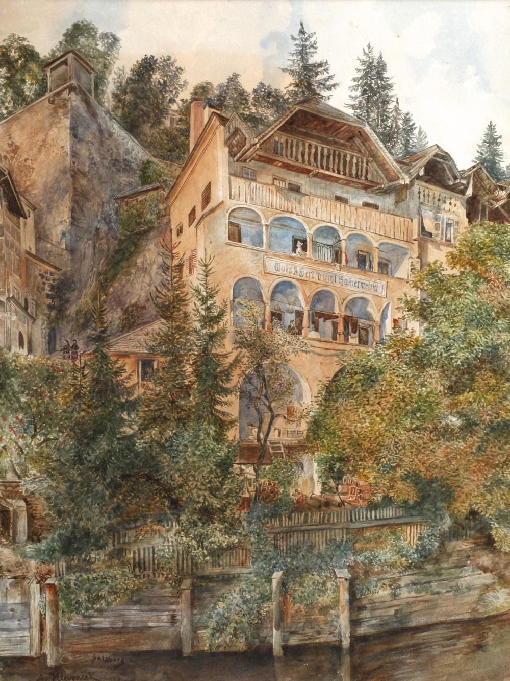 Anton Hlavácek comparable auction result: anton hlavacek das gerlhaus in salzburg