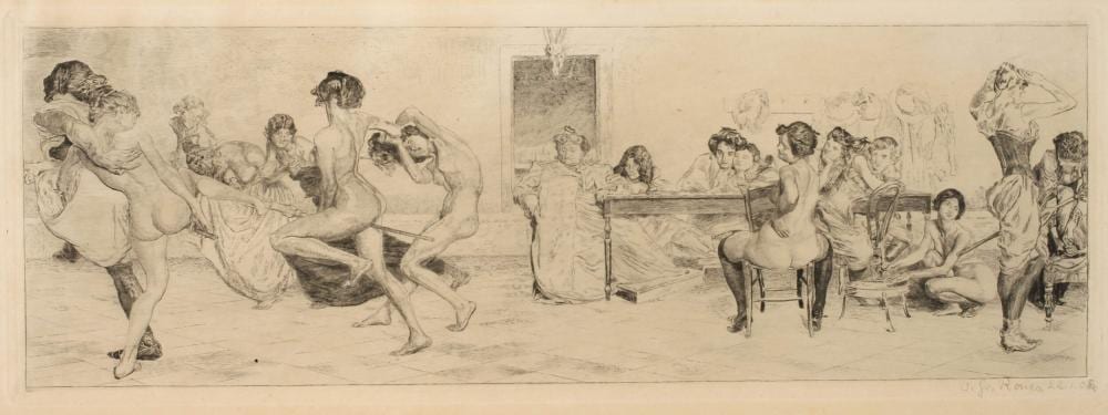 Otto Greiner comparable auction result: otto greiner hexenschule