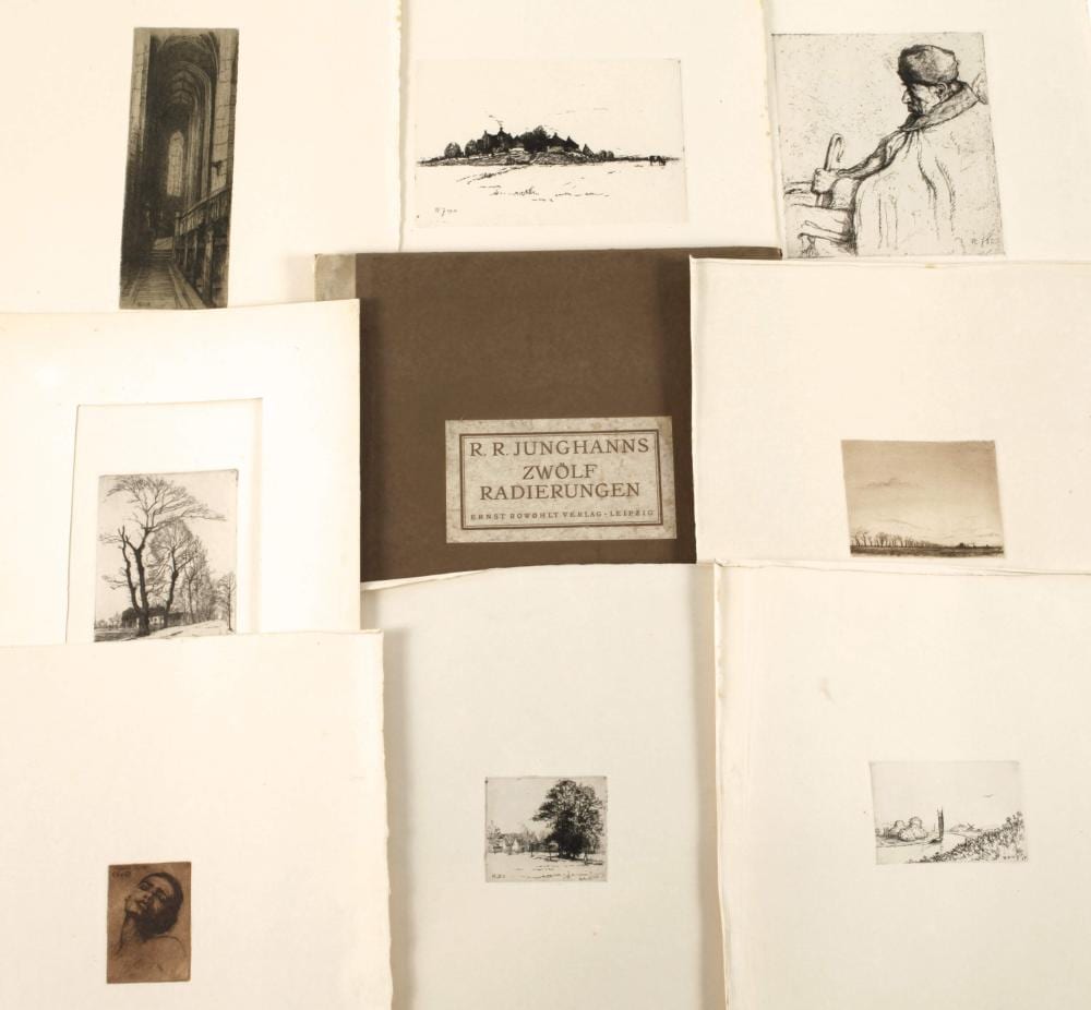 Reinhold Rudolf Junghanns comparable auction result: reinhold rudolf junghanns mappenwerk