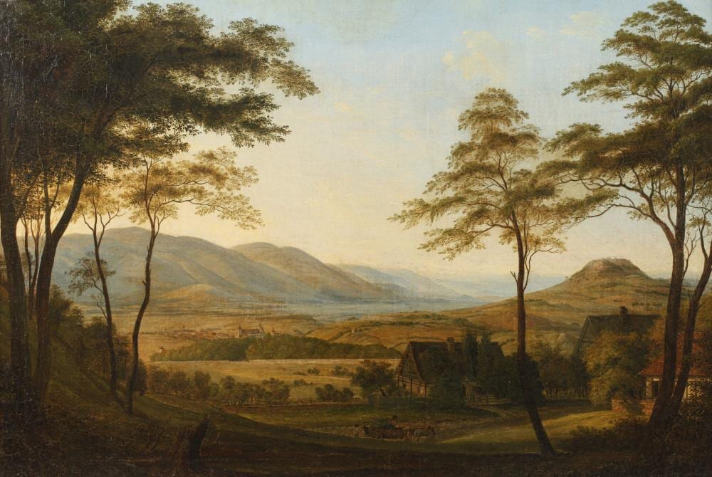 Johann Anton Castell comparable auction result: johann anton castell attr landschaft bei teplitz