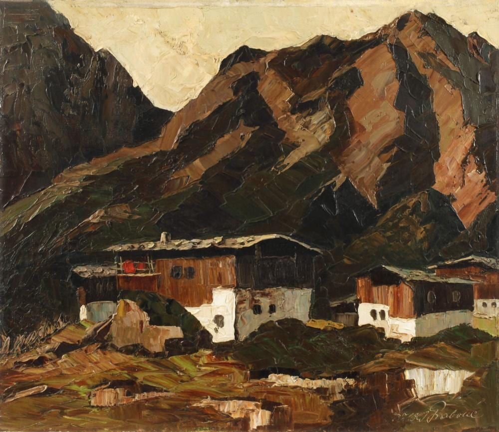 Georg Arnold-Graboné comparable auction result: georg arnold grabon am fu e des patscherkofels