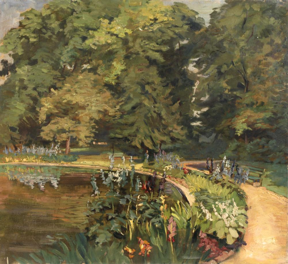 Hans Deiters comparable auction result: hans deiters parklandschaft
