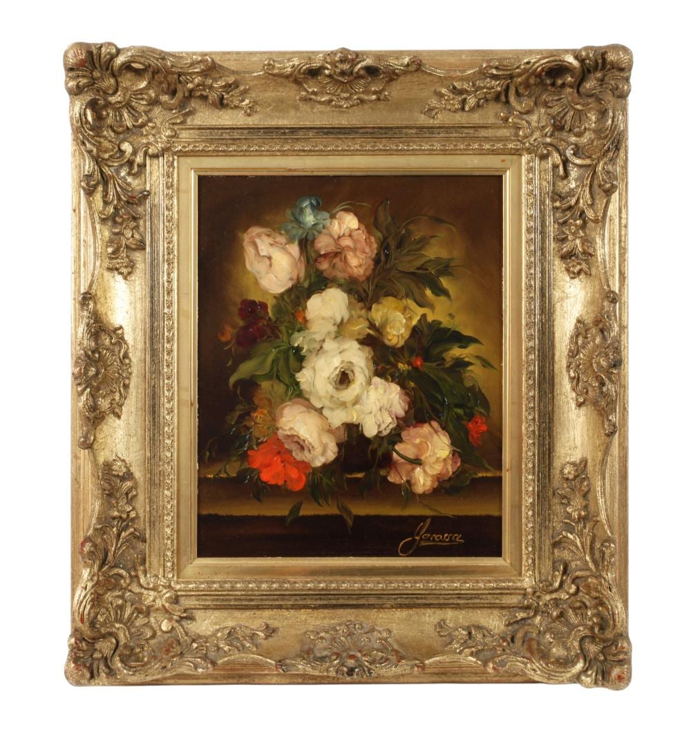 Heinrich Garossa comparable auction result: heinrich garossa blumenstillleben
