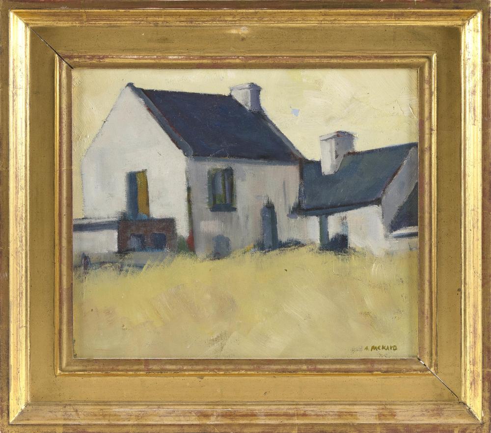 Anne Packard comparable auction result: anne packard massachusetts new jersey 1933 cottage oil on canvas 12 x 14 framed 17 25 x 19 25
