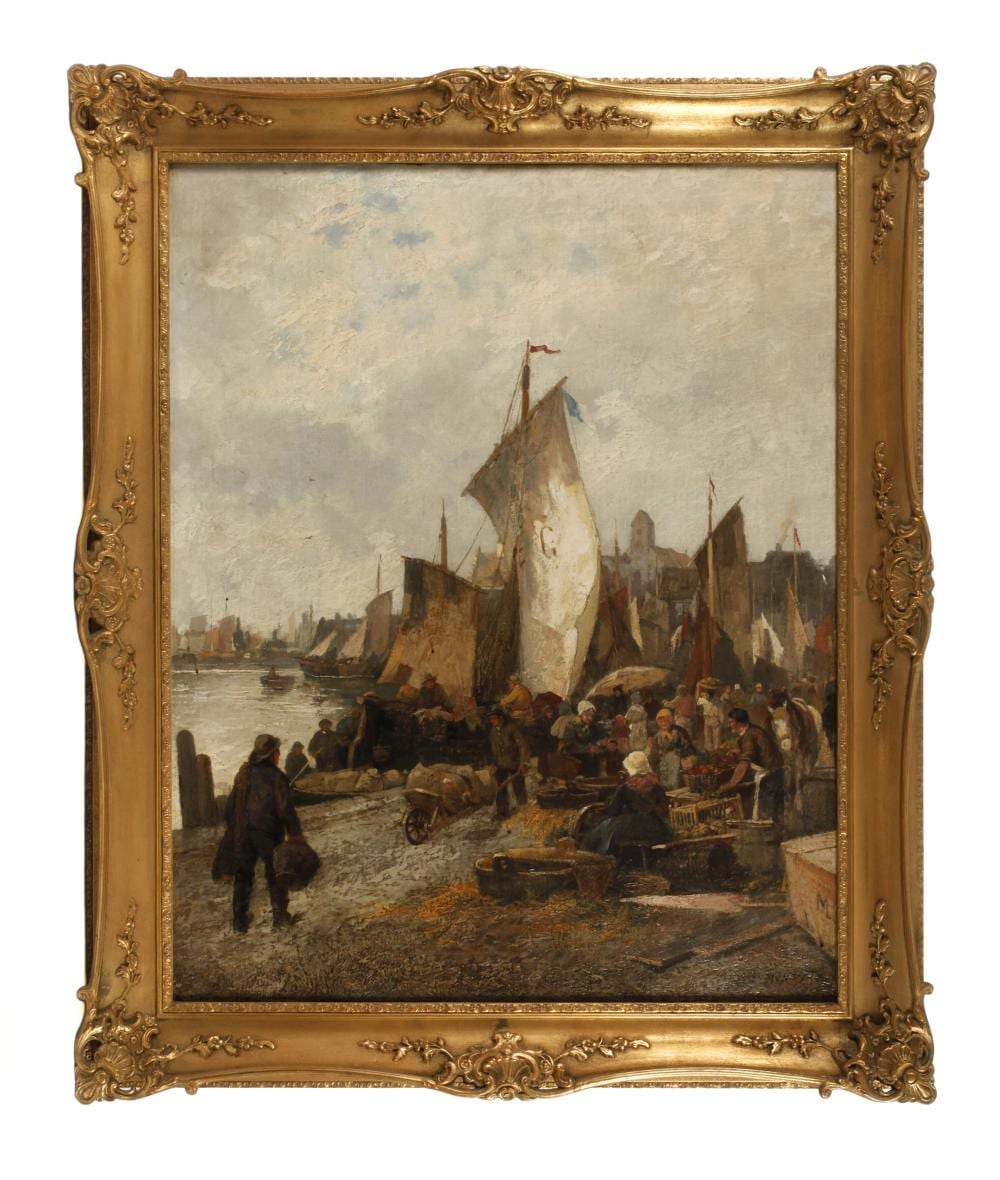 Cesare Monti comparable auction result: cesare monti attr fischerhafen