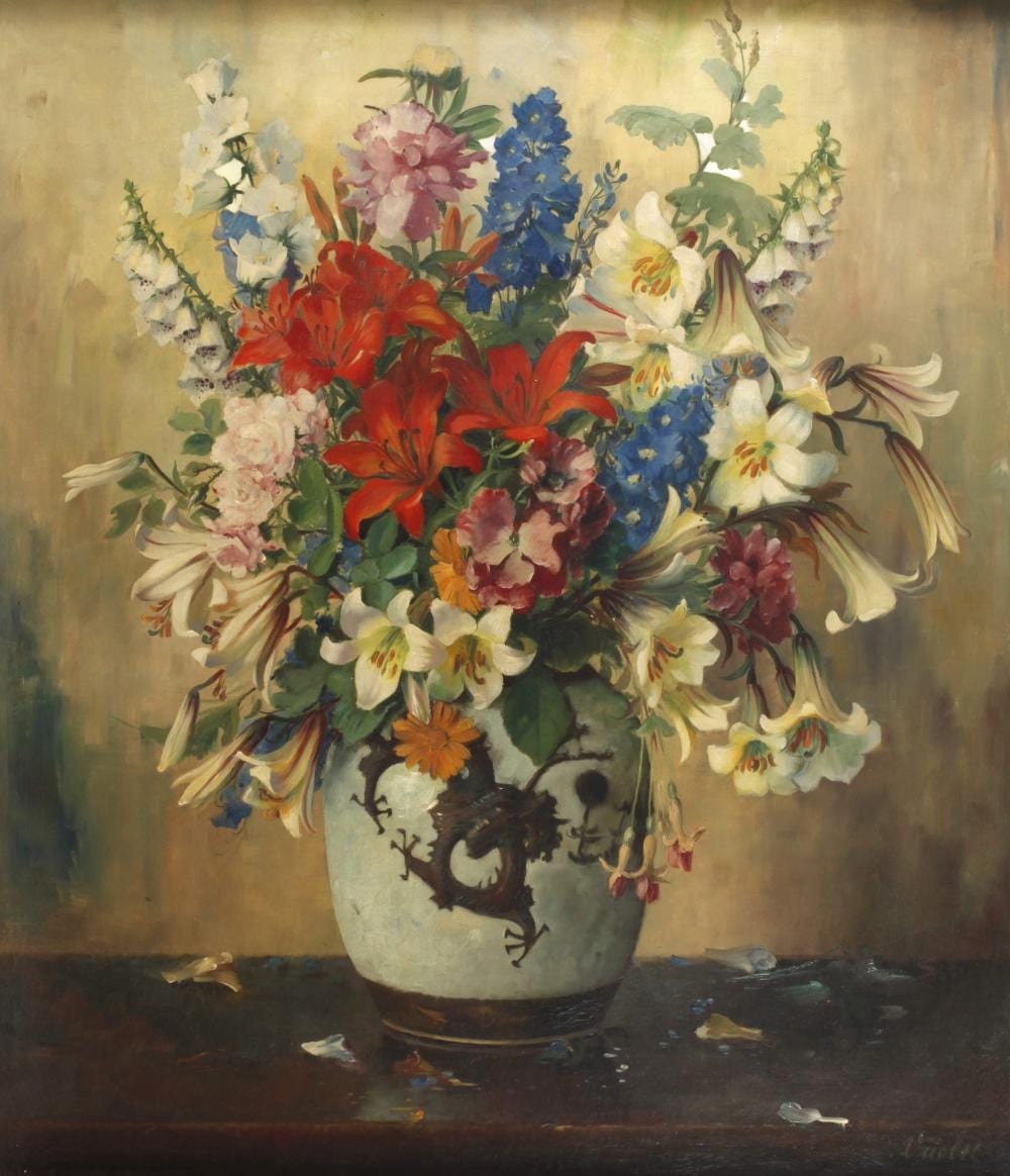 Otto Vaeltl comparable auction result: otto vaeltl blumenst ck iii gdk 1942