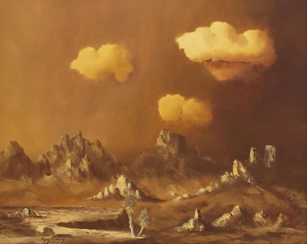 thomas l lewis d 1978 oil painting taos landscape 24 x 30 · Austin Auction Gallery · 2026-02-21 Thomas L. Lewis comparable auction result: thomas l lewis d 1978 oil painting taos landscape 24 x 30