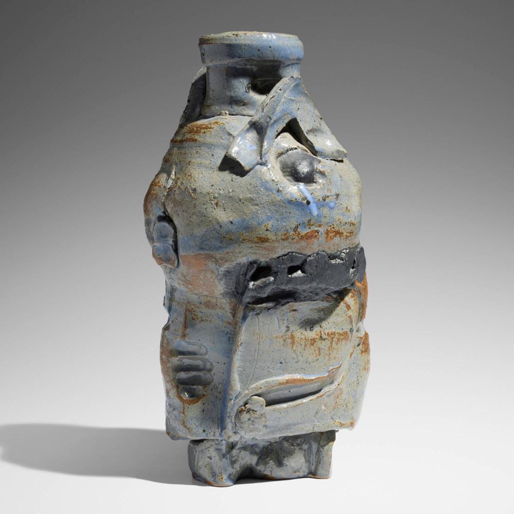 Peter Voulkos comparable auction result: peter voulkos vase