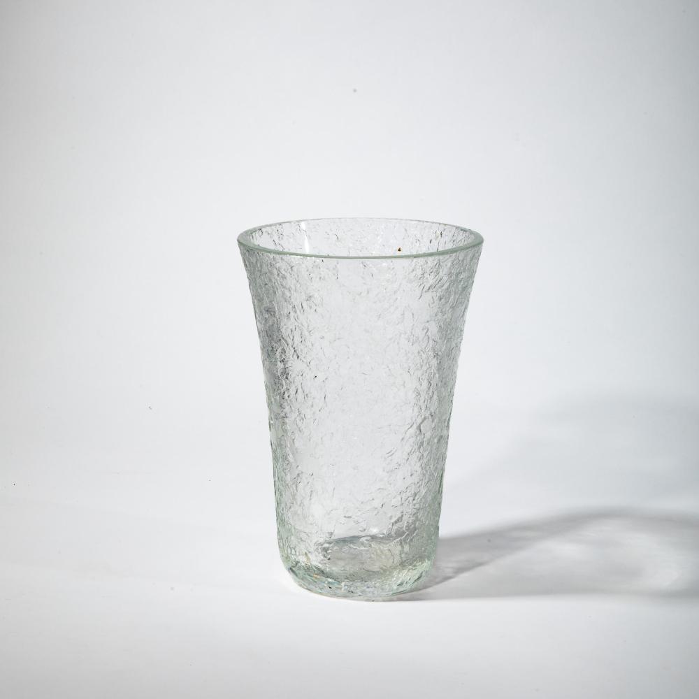 Aristide Colotte comparable auction result: aristide colotte 1885 1959 vase en verre d cor givr grav la roue et taill au burin