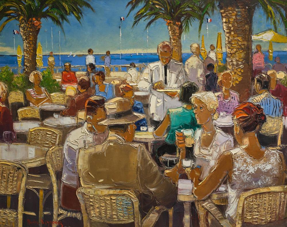 André Deymonaz comparable auction result: andr deymonaz 1946 2019 en terrasse