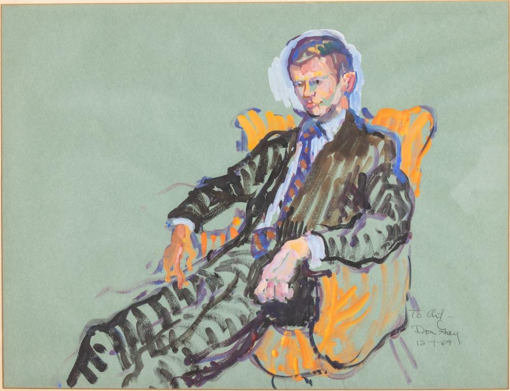 don gray ny b 1935 portrait of arthur kouwenhoven · Everard Auctions and Appraisals · 2026-02-24 Don Gray comparable auction result: don gray ny b 1935 portrait of arthur kouwenhoven