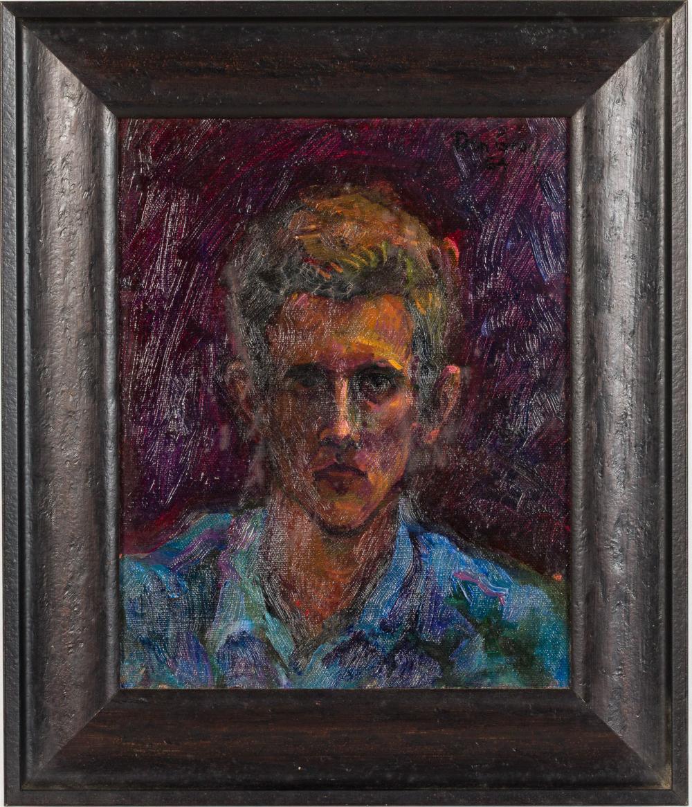 don gray ny b 1935 self portrait oil on canvas · Everard Auctions and Appraisals · 2026-02-24 Don Gray comparable auction result: don gray ny b 1935 self portrait oil on canvas