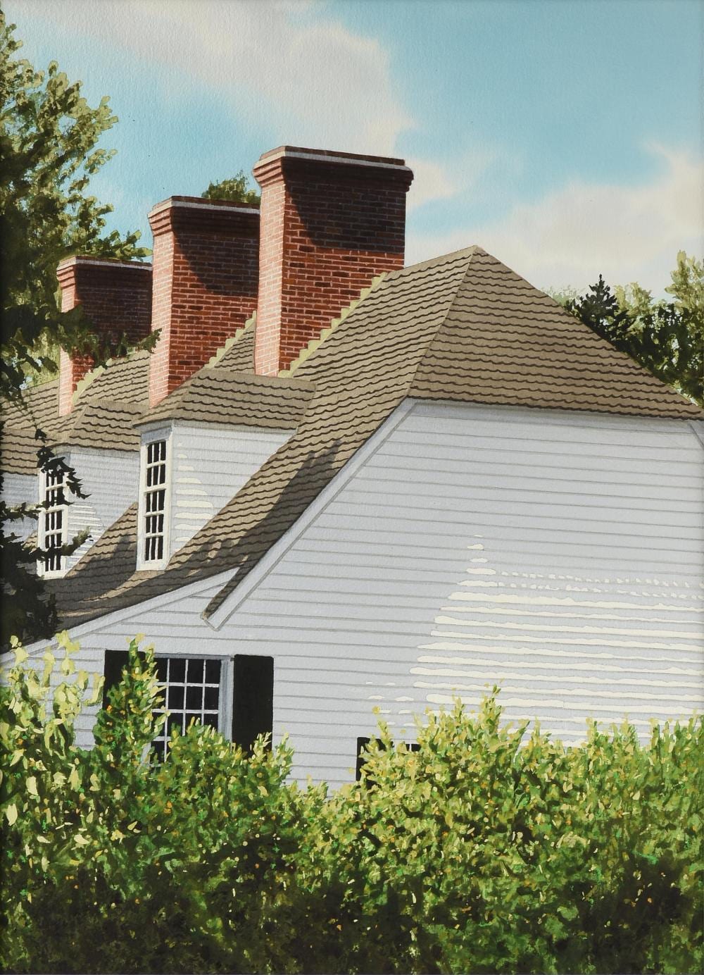 T.A. Newnam comparable auction result: thomas a newnam american b 1946 white house untitled 21st century 28 1 2 x 21 in 72 4 x 53 3 cm frame 39 x 31 1 2 in 99 1 x 80 cm
