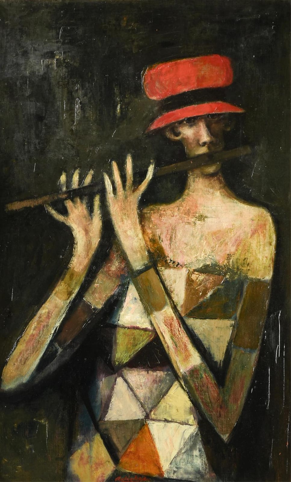 david adickes american texas 1927 2025 harlequin playing a flute untitled 20th century 40 x 25 in 101 6 x 63 5 cm frame 45 1 4 x 30 1 4 in 114 9 x 76 8 cm · Simpson Galleries, LLC · 2026-02-21 David Adickes comparable auction result: david adickes american texas 1927 2025 harlequin playing a flute untitled 20th century 40 x 25 in 101 6 x 63 5 cm frame 45 1 4 x 30 1 4 in 114 9 x 76 8 cm