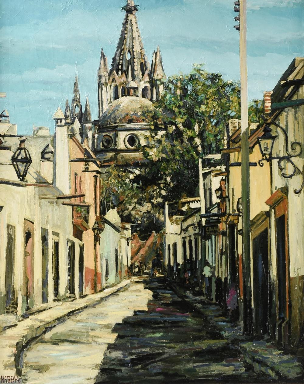 Jim Rabby comparable auction result: jim rabby american texas b 1947 san miguel de allende mexico untitled 20th century 60 x 48 in 152 4 x 121 9 cm frame 71 x 59 in 180 3 x 149 9 cm