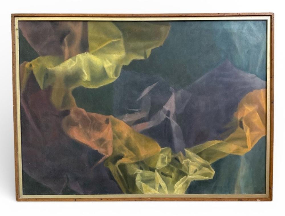 Robert Appel comparable auction result: robert appel space ritual oil painting