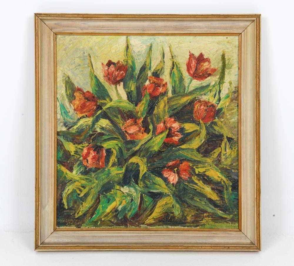 Luplau Janssen comparable auction result: luplau janssen danish 1869 1927 still life o c