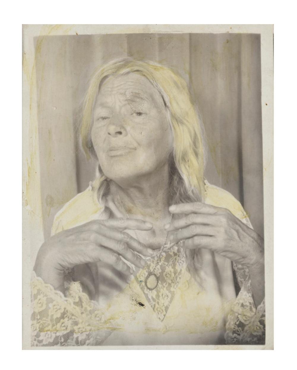 lee godie 1908 1994 portait paint on gelatin silver print mounted on ca · Christie's · 2026-02-27 Lee Godie comparable auction result: lee godie 1908 1994 portait paint on gelatin silver print mounted on ca