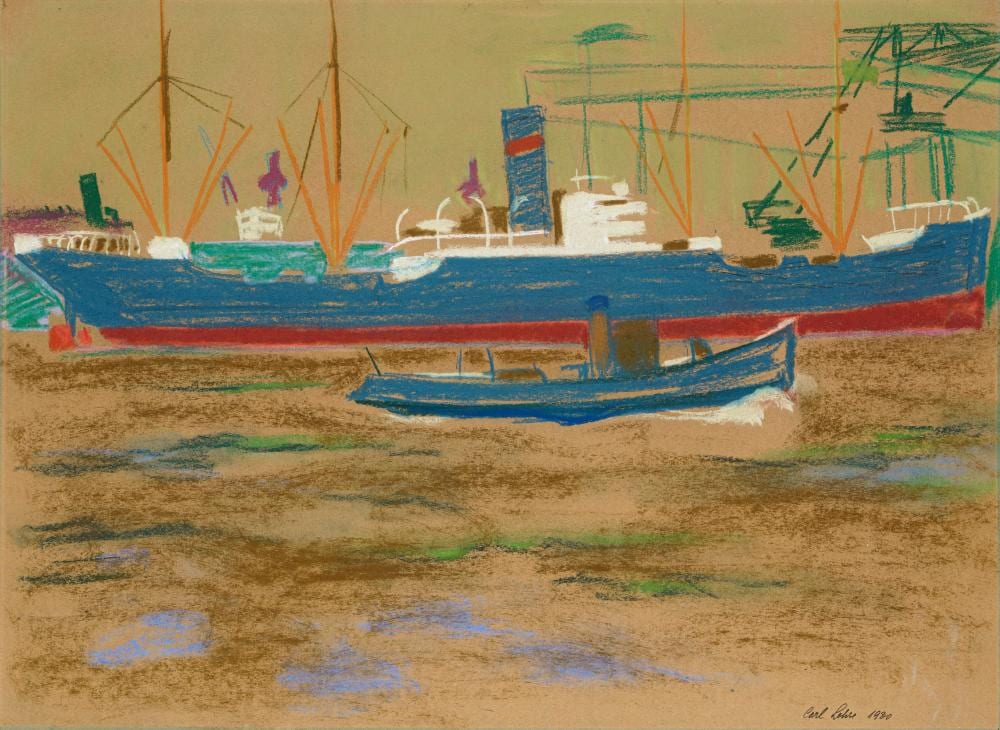 Karl Lohse comparable auction result: carl lohse hamb urger hafen k 1930