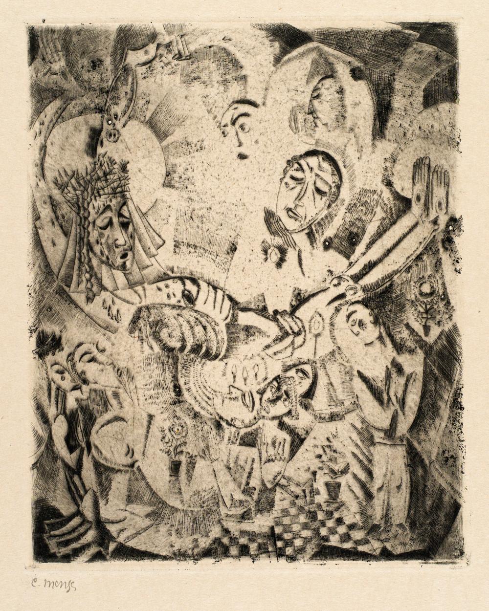 Carl Mense comparable auction result: carlo mense karfreitag 1919