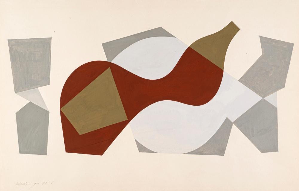 rudolf dischinger schwellende form 1956 · Schmidt Kunstauktionen Dresden OHG · 2026-03-07 Rudolf Dischinger comparable auction result: rudolf dischinger schwellende form 1956