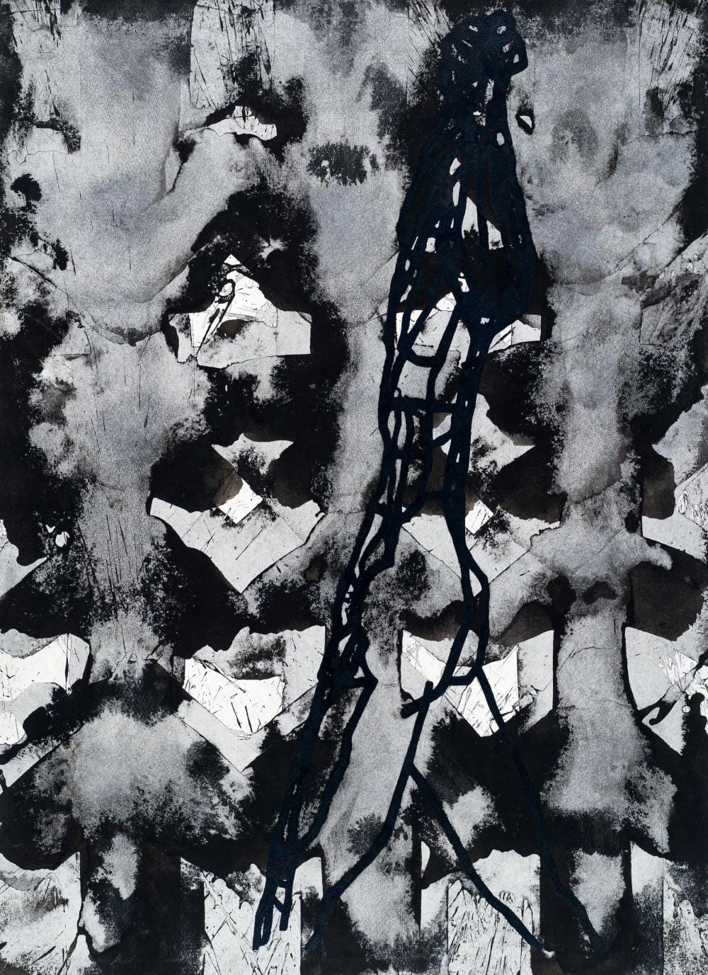 Michael Morgner comparable auction result: michael morgner schreitender 1981
