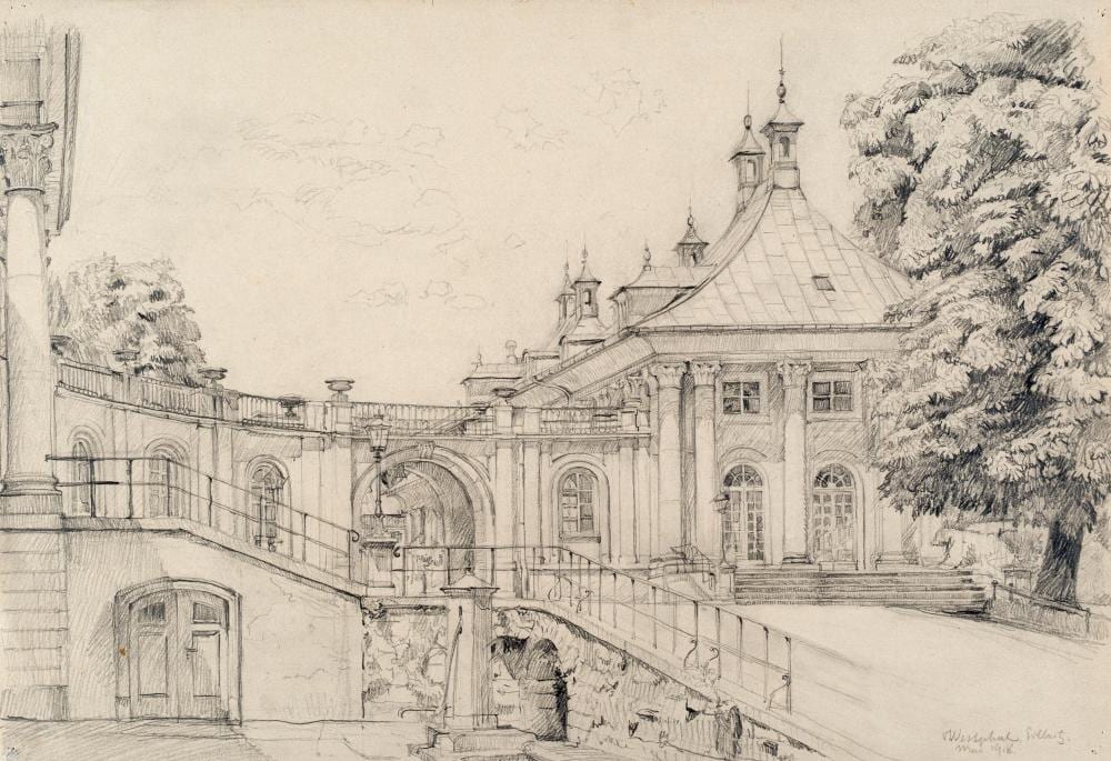 Otto Westphal comparable auction result: otto westphal sechs ansichten von schloss und park pillnitz 1918 1948