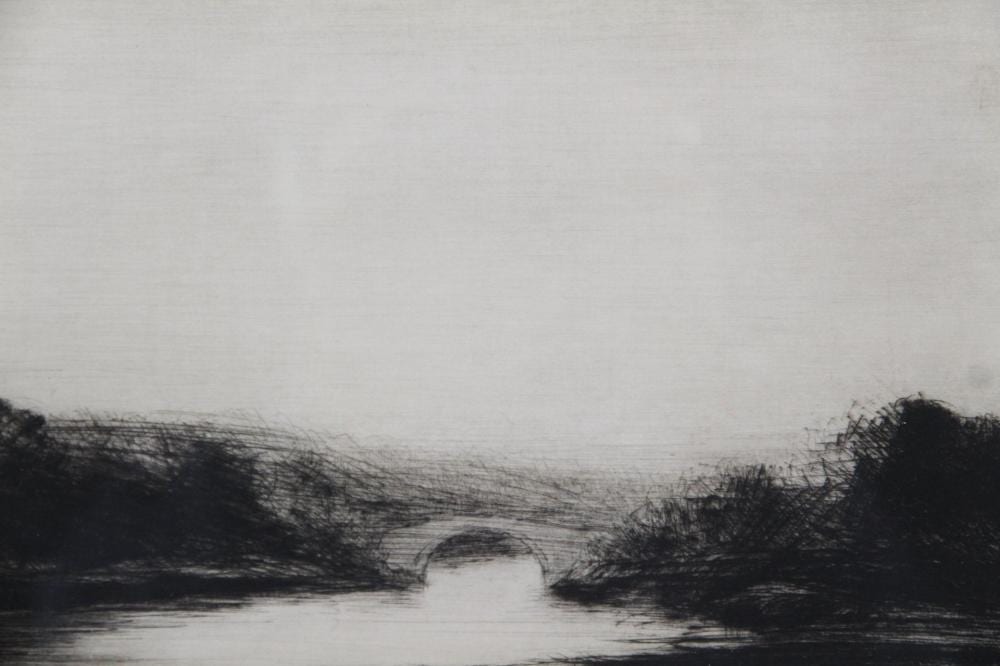 Joseph Gray comparable auction result: joseph gray etching bridge doon