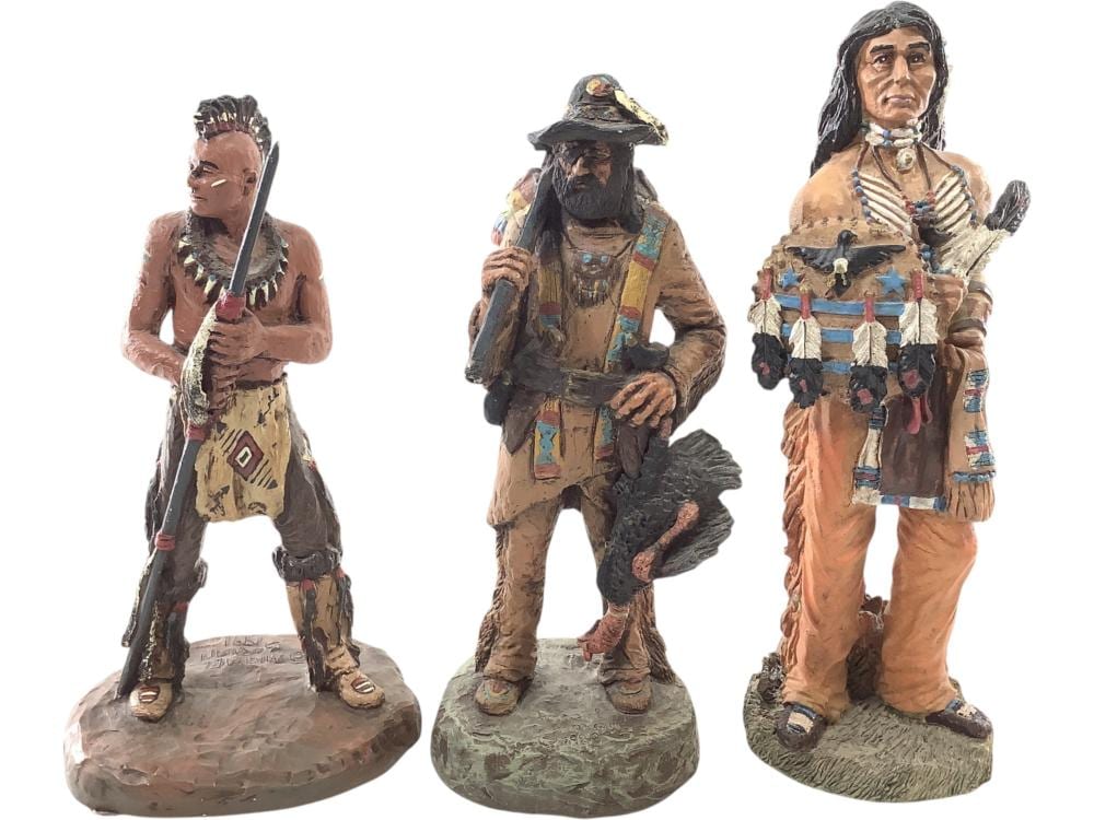 3 michael garman old west visions figurines · EJ'S Auction & Appraisal · 2026-02-14 Michael Garmann comparable auction result: 3 michael garman old west visions figurines