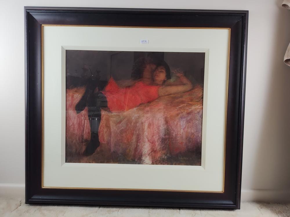 judy drew lady in red superb large pastel signrf lower right 64cm x 78cm · Phillip Caldwell Auctioneers · 2026-02-15 Judy Drew comparable auction result: judy drew lady in red superb large pastel signrf lower right 64cm x 78cm