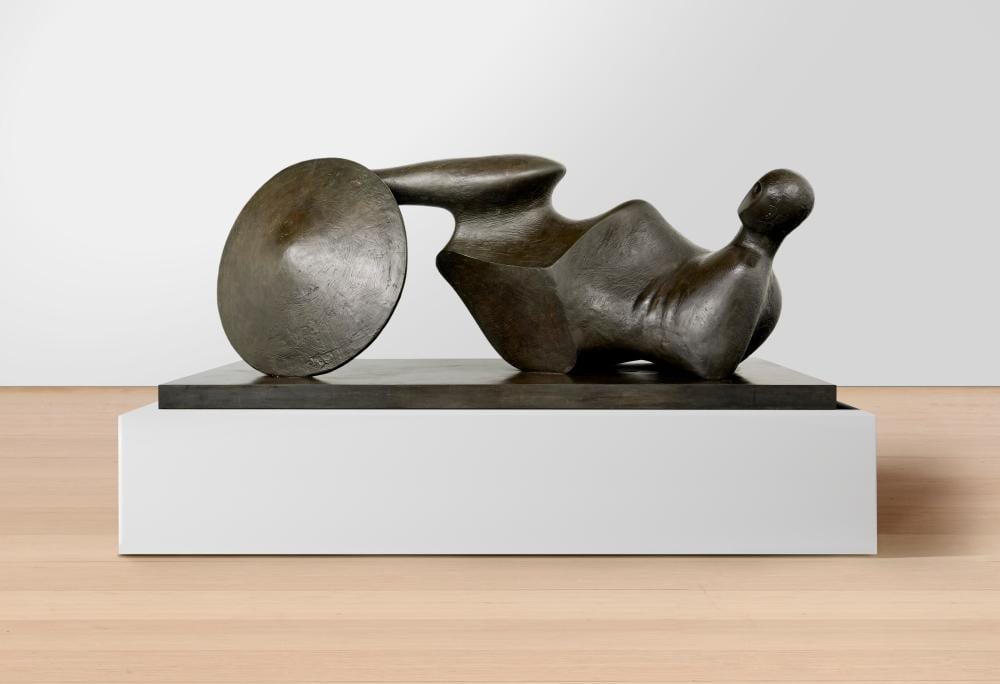 Henry Moore, O.M., C.H. (1898-1986). Goslar Warrior. bronze with a dark bro comparable sale