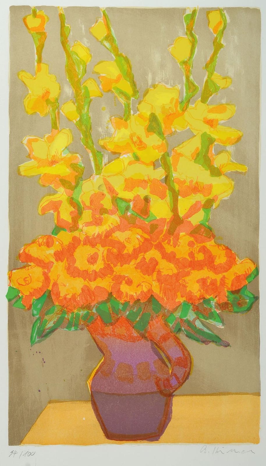 Gernot Kissel comparable auction result: gernot kissel 1939 worms 2008 r merberg 2 works color