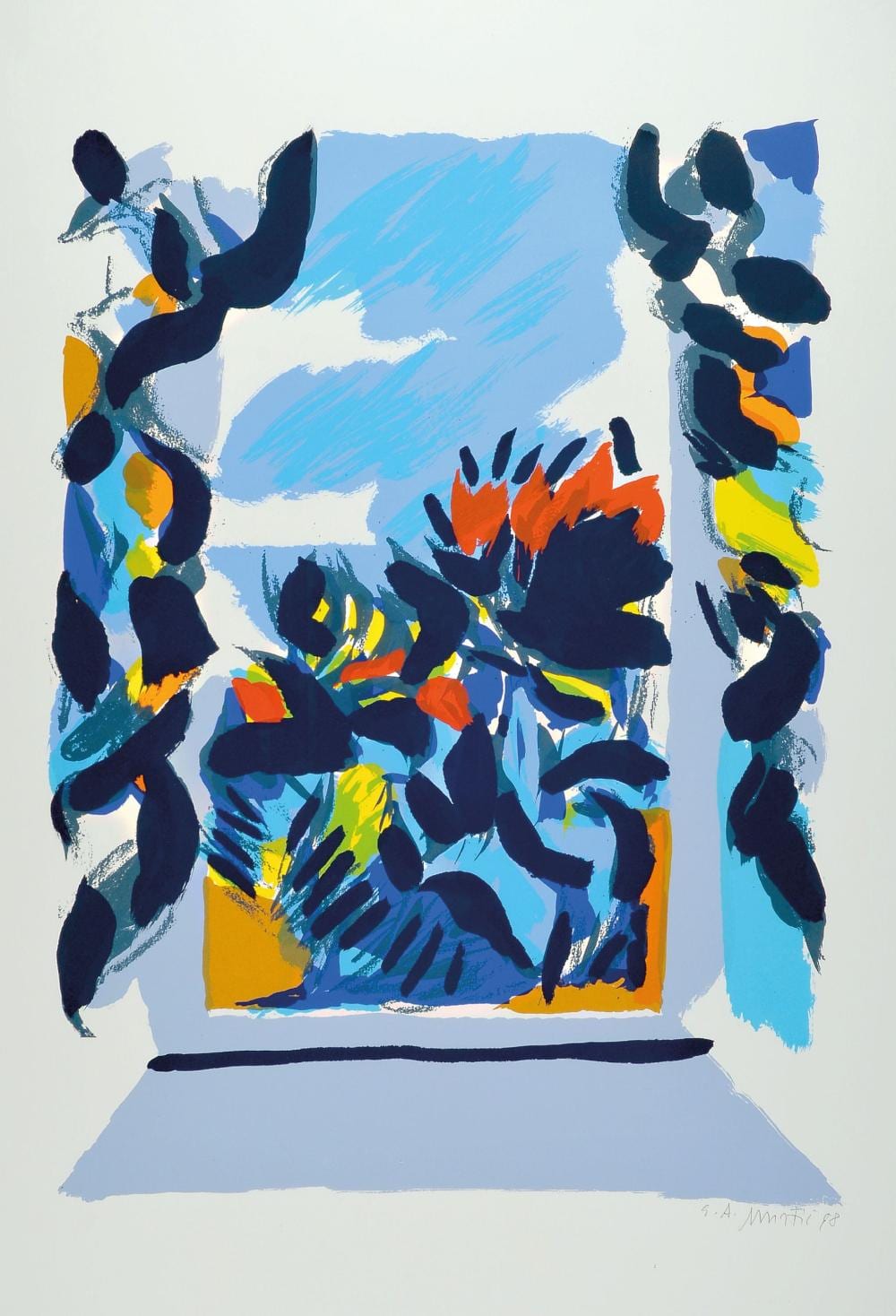 Edo Murtic comparable auction result: edo murtic 1921 2005 zagreb color lithograph