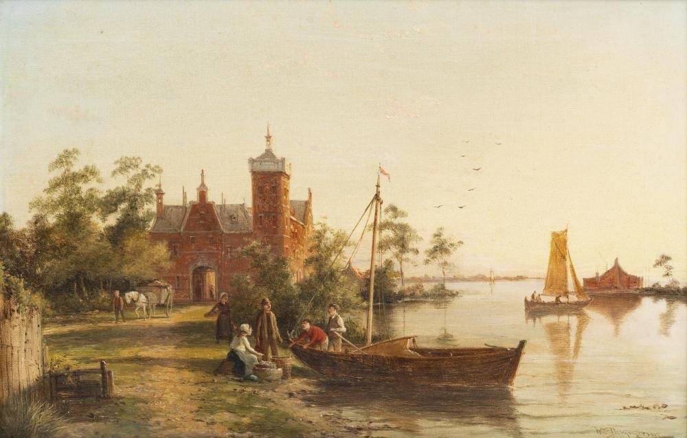 William Raymond Dommersen comparable auction result: william raymond dommersen dutch english 1850 1927