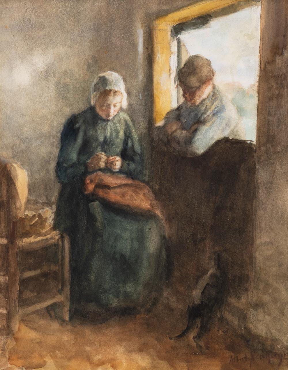 Albert Neuhuys comparable auction result: albert neuhuys 1844 1914
