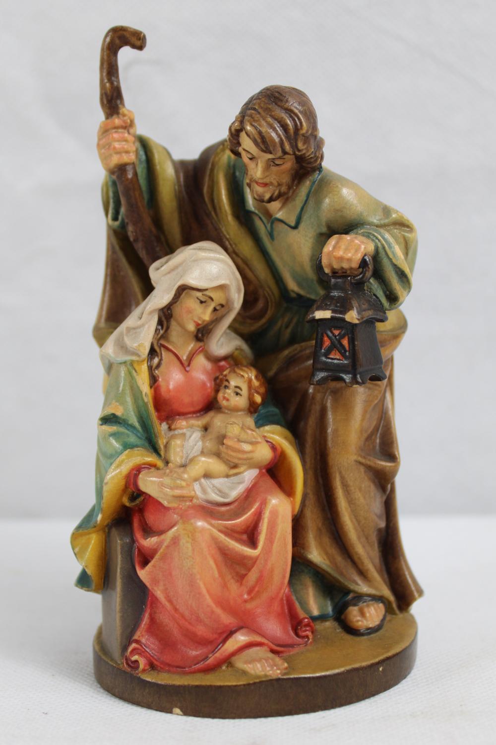 Mary Cohen comparable auction result: mary joseph baby jesus crib