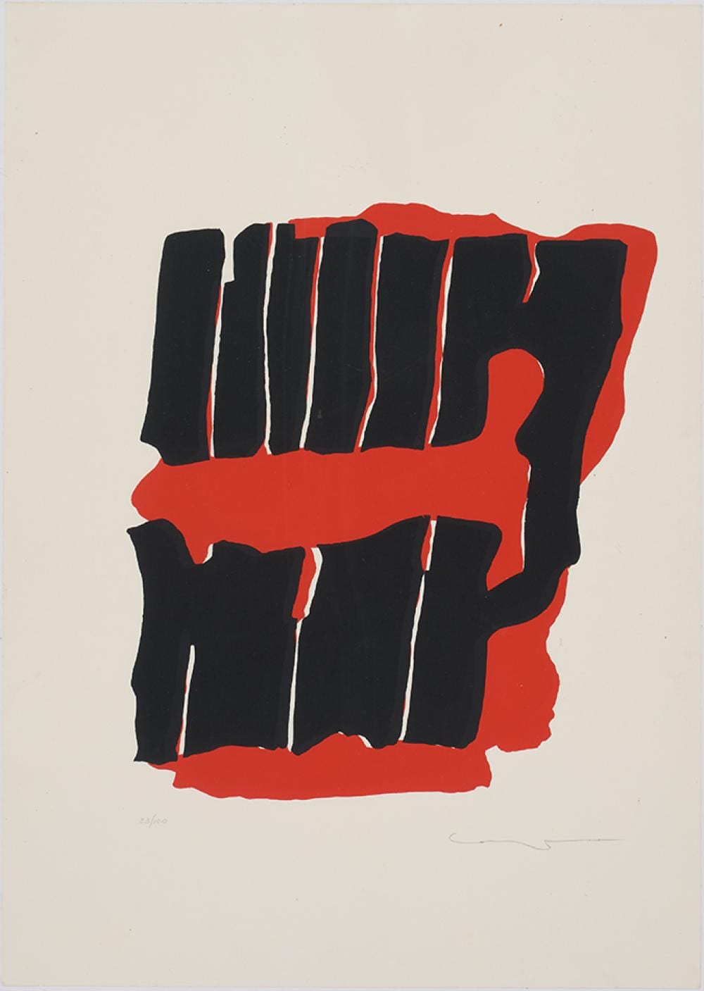 Pietro Consagra comparable auction result: pietro consagra senza titolo